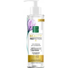 Гель-флюид для умывания ЧИСТАЯ ЛИНИЯ Pure line beauty protection с аргинином и витамином С, 185мл в магазинах Лента