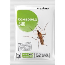 Средство от личинок комаров AVGUST Комароед Био, Арт. 42000626, 15г в магазинах Лента