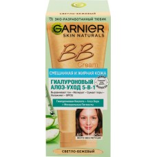 BB Крем для лица GARNIER Гиалуроновый Алоэ уход 5в1, для смешанной и жирной кожи, 40мл в магазинах Лента BB Крем для лица GARNIER Гиалуроновый Алоэ уход 5в1, для смешанной и жирной кожи, 40мл в магазинах Лента