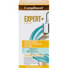 Средство косметическое для лица COMPLIMENT Expert + energo тонизирующий коктейль-активатор, 25мл в магазинах Лента