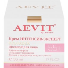 Крем дневной для лица AEVIT BY LIBREDERM Reloader Интенсив-эксперт восстанавливающий уход против морщин 55+, 50мл в магазинах Лента