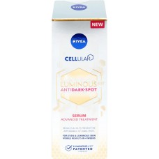 Сыворотка для лица NIVEA Luminous630 против пигментации, 30мл в магазинах Лента