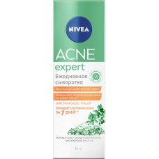 Сыворотка для лица NIVEA Acne Expert матирующая от прыщей с салициловой кислотой, 50мл в магазинах Лента