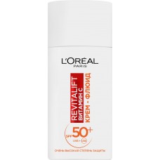 Крем-флюид дневной для лица L'OREAL Paris Revitalift Витамин С, SPF50, 50мл в магазинах Лента