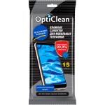 Салфетки влажные для мобильных телефонов OPTI CLEAN,15шт Салфетки влажные для мобильных телефонов OPTI CLEAN,15шт