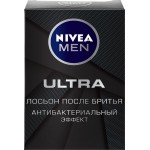Лосьон после бритья NIVEA Men Ultra с антибактериальным эффектом, 100мл Лосьон после бритья NIVEA Men Ultra с антибактериальным эффектом, 100мл