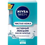 Лосьон после бритья NIVEA Men Чистая кожа, для проблемной кожи, 100мл Лосьон после бритья NIVEA Men Чистая кожа, для проблемной кожи, 100мл