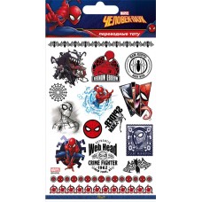 Наклейки-тату переводные MARVEL Человек-паук №1 11х20см Арт. АКС-73 в магазинах Лента