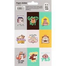 Наклейки бумажные MESHU Good boy 12х21см, Арт. MS_41633, 9шт в магазинах Лента