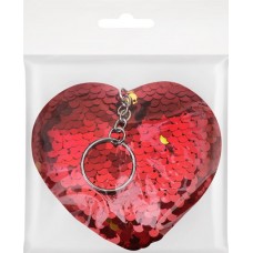 Брелок Сердце 9х8,5см, без цепи, пластик, Арт. LTA0321001 в магазинах Лента