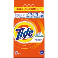 Стиральный порошок TIDE Альпийская свежесть, автомат, 6кг в магазинах Лента
