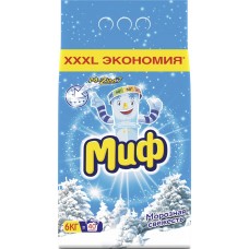 Стиральный порошок МИФ Морозная свежесть, автомат, 6кг в магазинах Лента