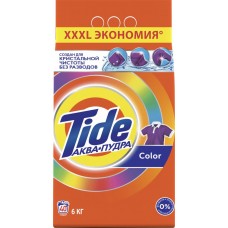 Стиральный порошок для цветного белья TIDE Аквапудра Color, автомат, 6кг в магазинах Лента