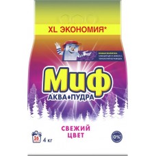 Стиральный порошок для цветного белья МИФ Свежий цвет, автомат, 4кг в магазинах Лента