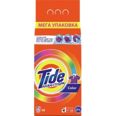 Стиральный порошок для цветного белья TIDE Аквапудра Color, автомат, 9кг в магазинах Лента