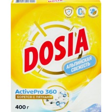 Стиральный порошок для белого белья DOSIA Automat Альпийская свежесть синтетическое, автомат, 400г в магазинах Лента