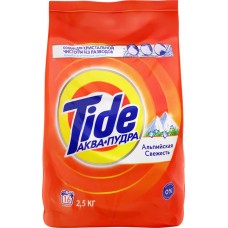 Стиральный порошок TIDE Альпийская свежесть автомат, 2,5кг в магазинах Лента
