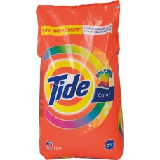 Стиральный порошок для цветного белья TIDE Аквапудра Color, автомат, 12кг в магазинах Лента