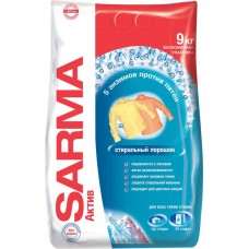 Стиральный порошок SARMA Актив Горная свежесть, 9кг в магазинах Лента