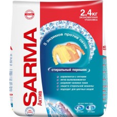 Стиральный порошок SARMA Актив Горная свежесть, 2,4кг в магазинах Лента