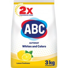 Стиральный порошок ABC Лимон, 3кг в магазинах Лента