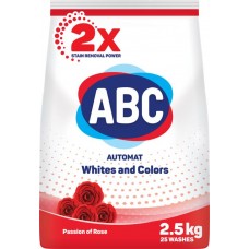 Стиральный порошок ABC Роза, 2,5кг в магазинах Лента