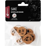 Маркеры для бокалов APOLLO Sake 2,5x2,5x5,5см, железо Арт. SAK-01, 6шт Маркеры для бокалов APOLLO Sake 2,5x2,5x5,5см, железо Арт. SAK-01, 6шт