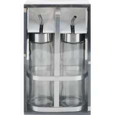 Набор для масла и уксуса HOMECLUB Optima 200мл, стекло, нержавеющая сталь в магазинах Лента