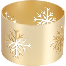 Кольца для салфеток HOMECLUB Snowflake, железо, Арт. YN-2, 2шт в магазинах Лента