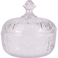 Конфетница HOMECLUB Diva с крышкой 11см, стекло, Арт. HY-10108-0 в магазинах Лента