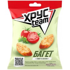 Сухарики ХРУСTEAM багет Томат и зелень, 60г в магазинах Лента