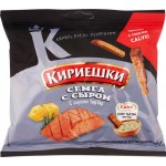Сухарики ржано-пшеничные КИРИЕШКИ Семга с сыром, с соусом Тар-тар, 85г