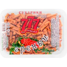 Гренки 777 со вкусом красной икры, 150г в магазинах Лента