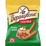 Сухарики ржано-пшеничные ВОРОНЦОВСКИЕ Холодец и хрен, 120г
