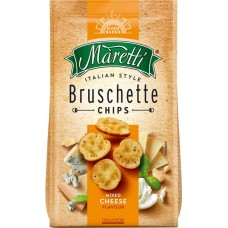 Сухарики пшеничные MARETTI Bruschette со вкусом Сыр, 70г в магазинах Лента