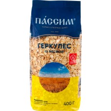 Хлопья овсяные ПАССИМ Геркулес 12 месяцев, 400г в магазинах Лента