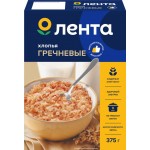 Хлопья гречневые ЛЕНТА, не требующие варки, 375г