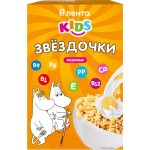Готовый завтрак ЛЕНТА KIDS Муми Тролли Звездочки медовые, 370г