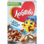 Готовый завтрак ЛЮБЯТОВО Подушечки с молочной начинкой, 220г