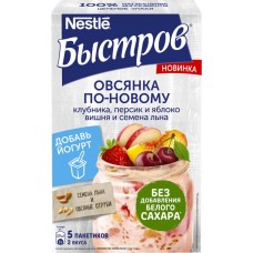 Хлопья овсяные БЫСТРОВ Ассорти, 175г в магазинах Лента