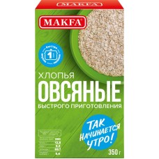Хлопья овсяные MAKFA, 350г в магазинах Лента