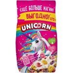 Готовый завтрак KELLOGG'S Unicorn Радужные колечки, с фруктовым вкусом, 375г