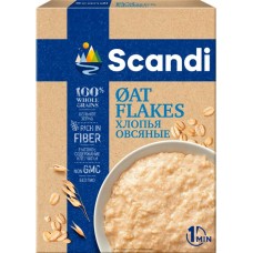 Хлопья овсяные SCANDI, 400г в магазинах Лента