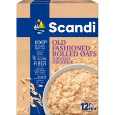 Хлопья овсяные SCANDI классические, 450г в магазинах Лента