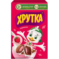 Готовый завтрак ХРУТКА Подушечки клубничные, 220г в магазинах Лента