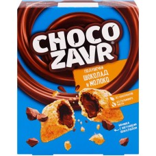 Готовый завтрак CHOCOZAVR Подушечки c нежной шоколадно-молочной начинкой, 220г в магазинах Лента