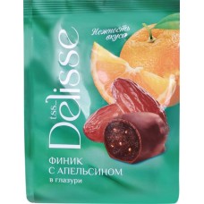 Конфеты Финик с апельсином от торговой марки DELISSE – в магазинах Лента