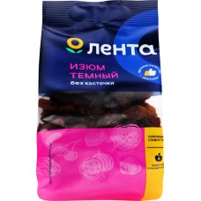 Изюм ЛЕНТА темный без косточки, 200г в магазинах Лента