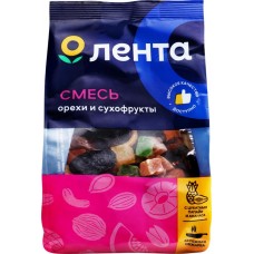 Смесь ЛЕНТА орехи сухофрукты, 200г в магазинах Лента