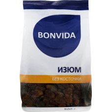 Изюм светлый BONVIDA, 500г в магазинах Лента